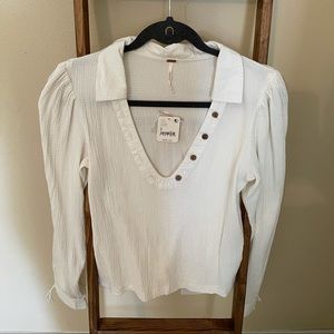 Free People Back to Basics Blouse - NWT
